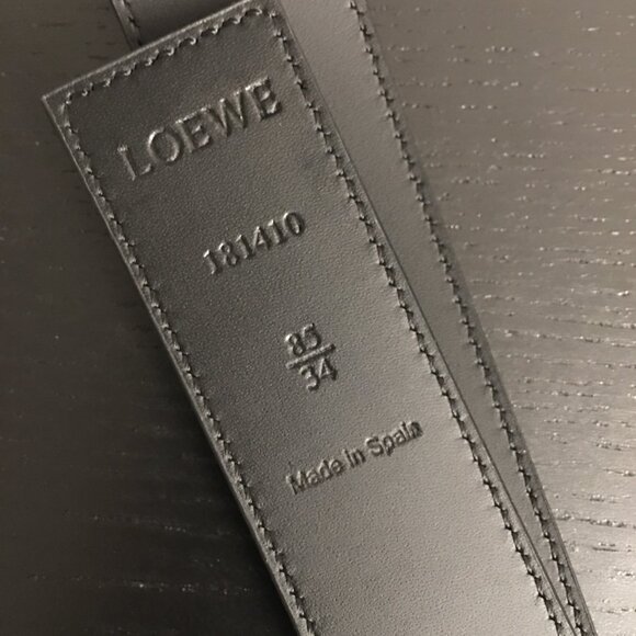 Loewe Reversible Cognac and Black Leather belt main image 4